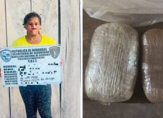 Capturan a mujer con presunta marihuana en punto fronterizo de Guasaule