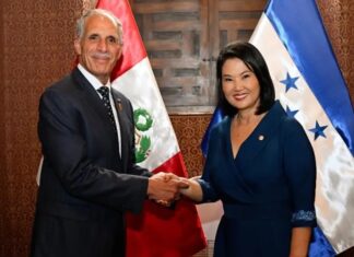 Nasry Asfura y Keiko Fujimori destacan fortalecimiento de las relaciones entre Honduras y Perú