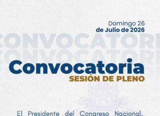 Congreso Nacional convoca a sesión ordinaria para este lunes