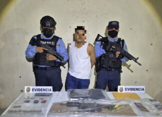 Capturan a presunto cabecilla de la Pandilla 18 en Comayagüela