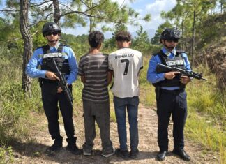 Dos jóvenes simulan secuestro para obtener dinero en Siguatepeque, según la Policía