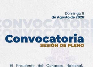 Congreso Nacional convoca a sesión ordinaria para este lunes