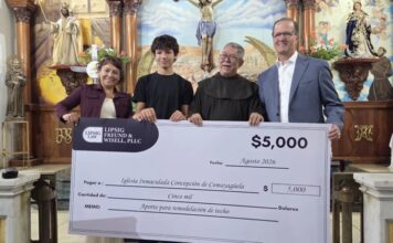 Donan 5 mil dólares para restaurar techo de histórica iglesia de Comayagüela