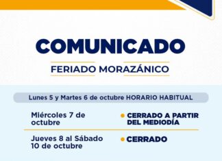 Ahiba anuncia horarios de atención bancaria durante la Semana Morazánica
