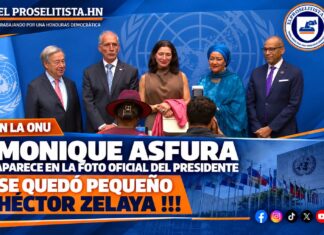 Cuestionan presencia de Monique Asfura en actividades oficiales del Gobierno