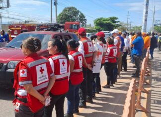 Más de 3,000 voluntarios de Cruz Roja brindan asistencia por inundaciones durante la Semana Morazánica