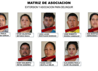Tribunal declara culpables a ocho personas por delitos de extorsión y asociación para delinquir